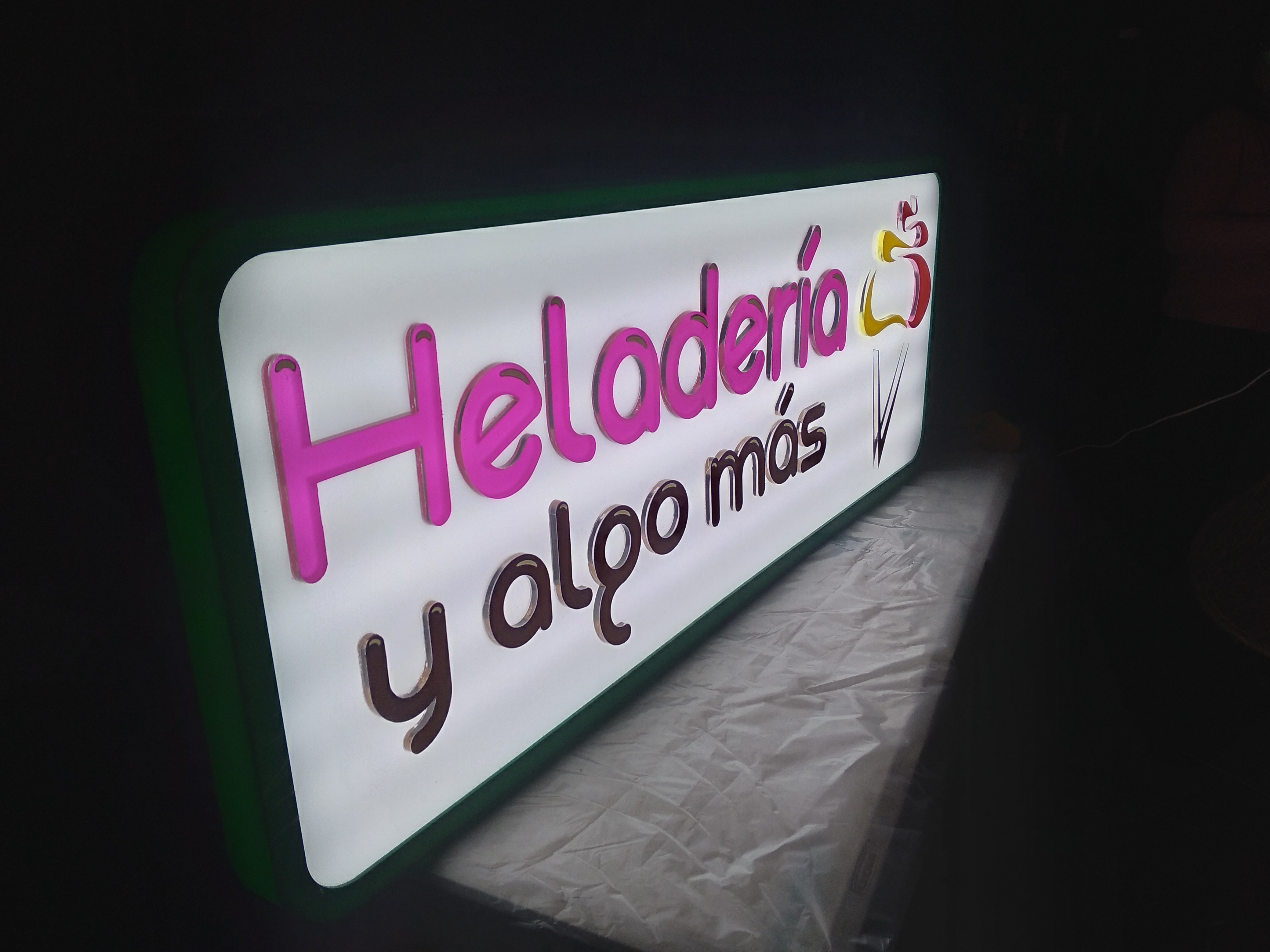Letrero Retroiluminado